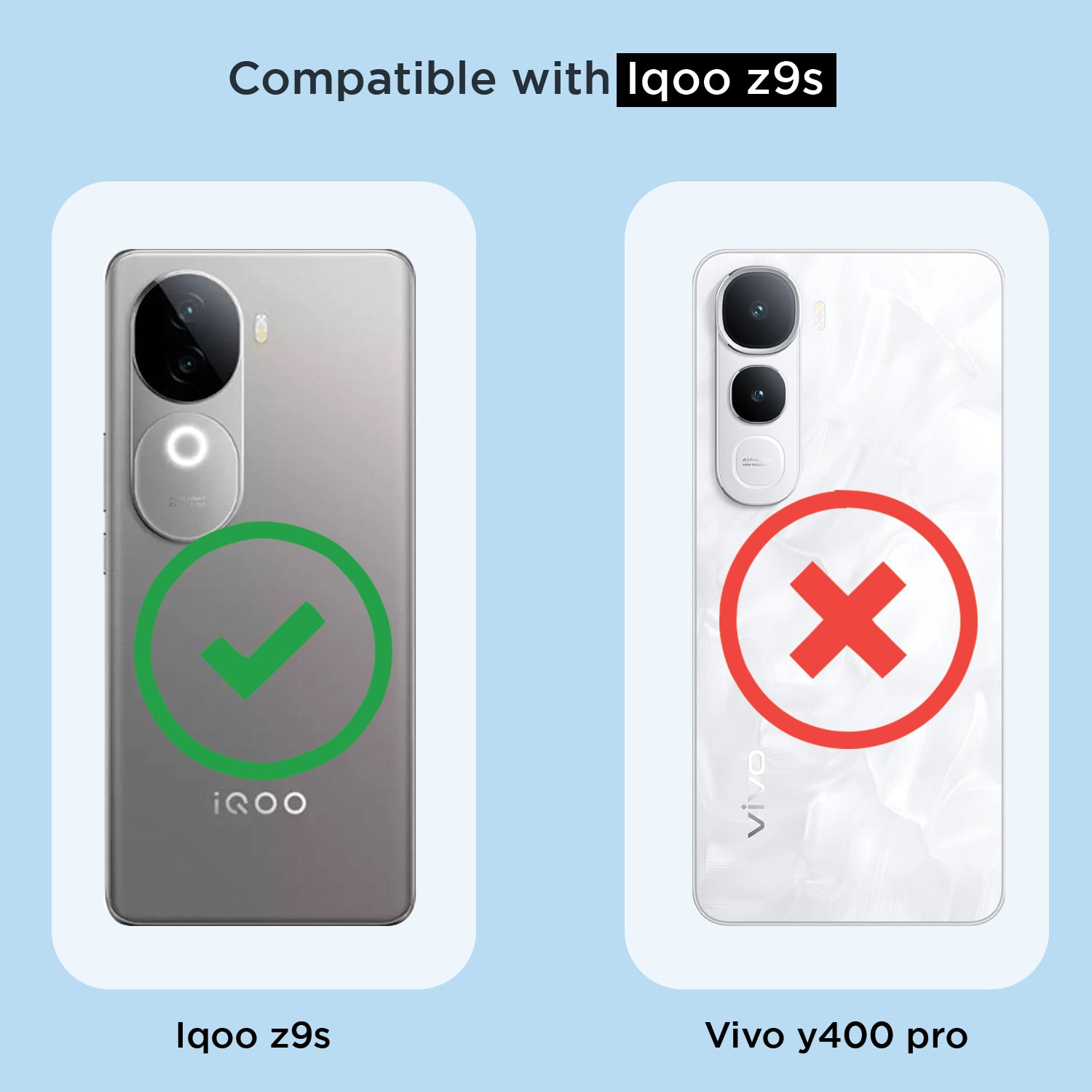 Vivo V40e/iQOO Z9s 5G back cover in transparent mag-safe by Pikkme – photo 4
