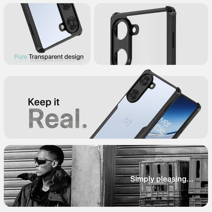 Pikkme OnePlus Nord Ce 5 5G Eagle Shockproof Clear Transparent Back Cover (Black)