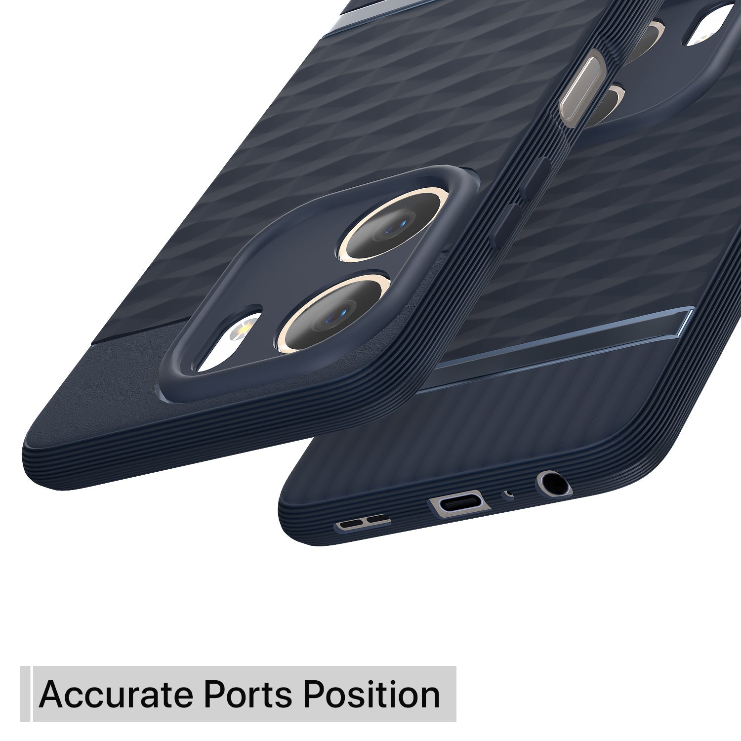 Pikkme Oppo A5x Shockproof Soft Flexible Gencase Back Cover (Blue)