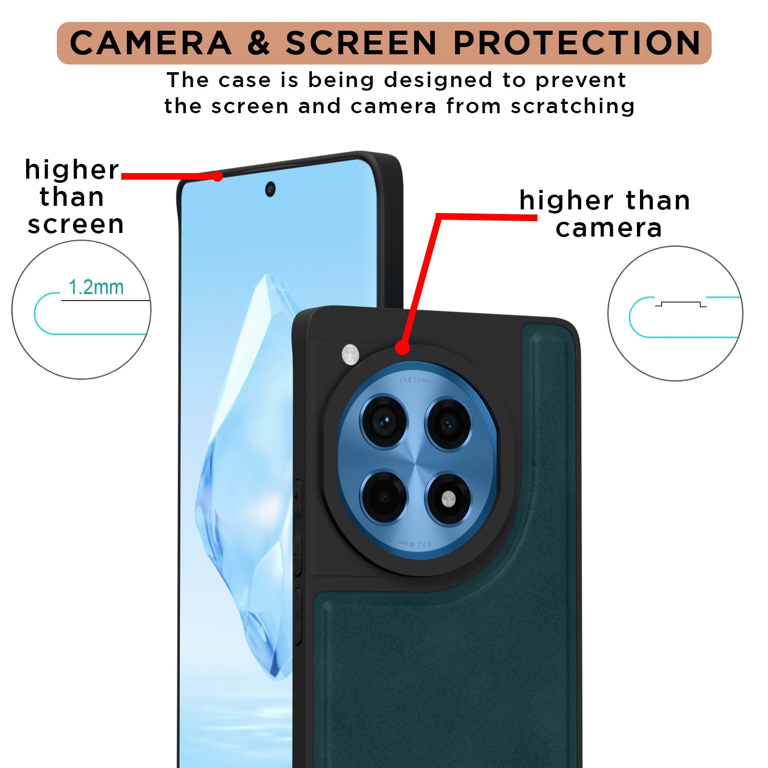 Pikkme green back cover for OnePlus 12R 5G – photo 4