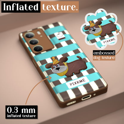 Pikkme  Realme C75 Cute Girlish Dog Series Back Cover (Design2)
