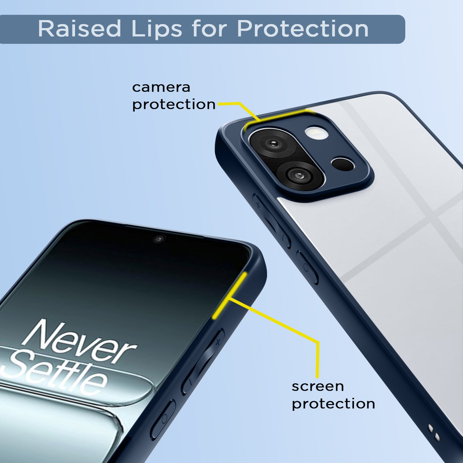 Pikkme OnePlus 13s 5G Eagle 2 Back Cover (Blue)