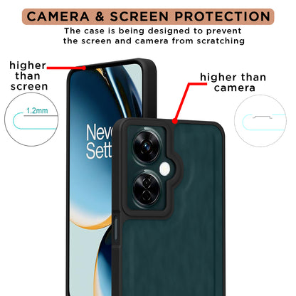 Pikkme OnePlus Nord Ce 3 Lite 5G Premium Super Soft-Touch Leatherback Case (Green)