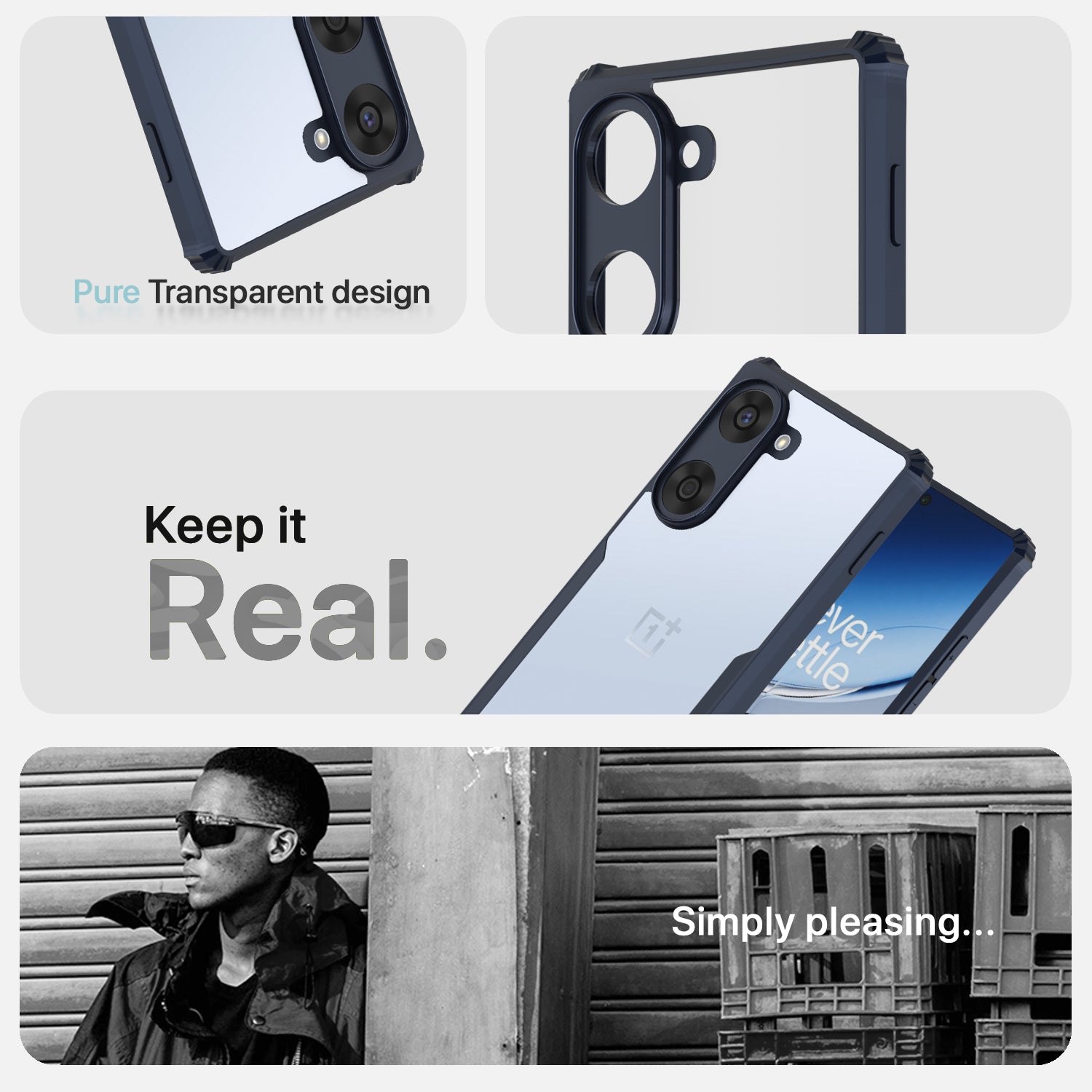 Pikkme OnePlus Nord Ce 5 5G Eagle Shockproof Clear Transparent Back Cover (Blue)