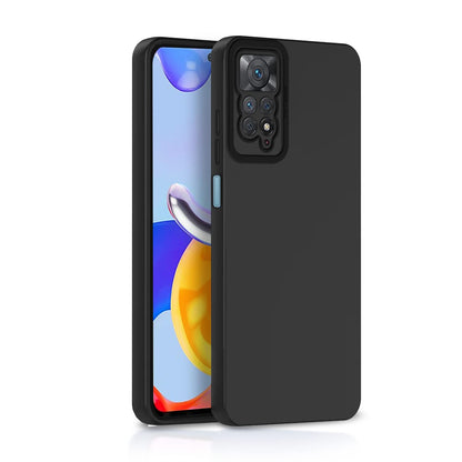 Redmi Note 11 Pro/Note 11 Pro Plus 5G mobile cover in black by Pikkme