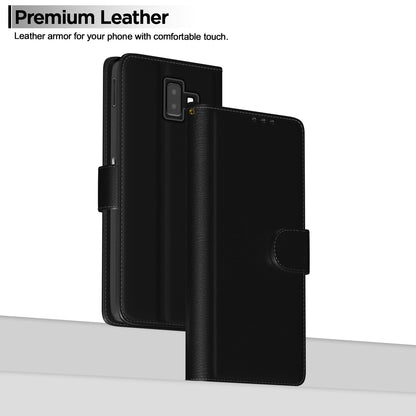 Black Wallet flip cover for Samsung J6 Plus – Pikkme – photo 2