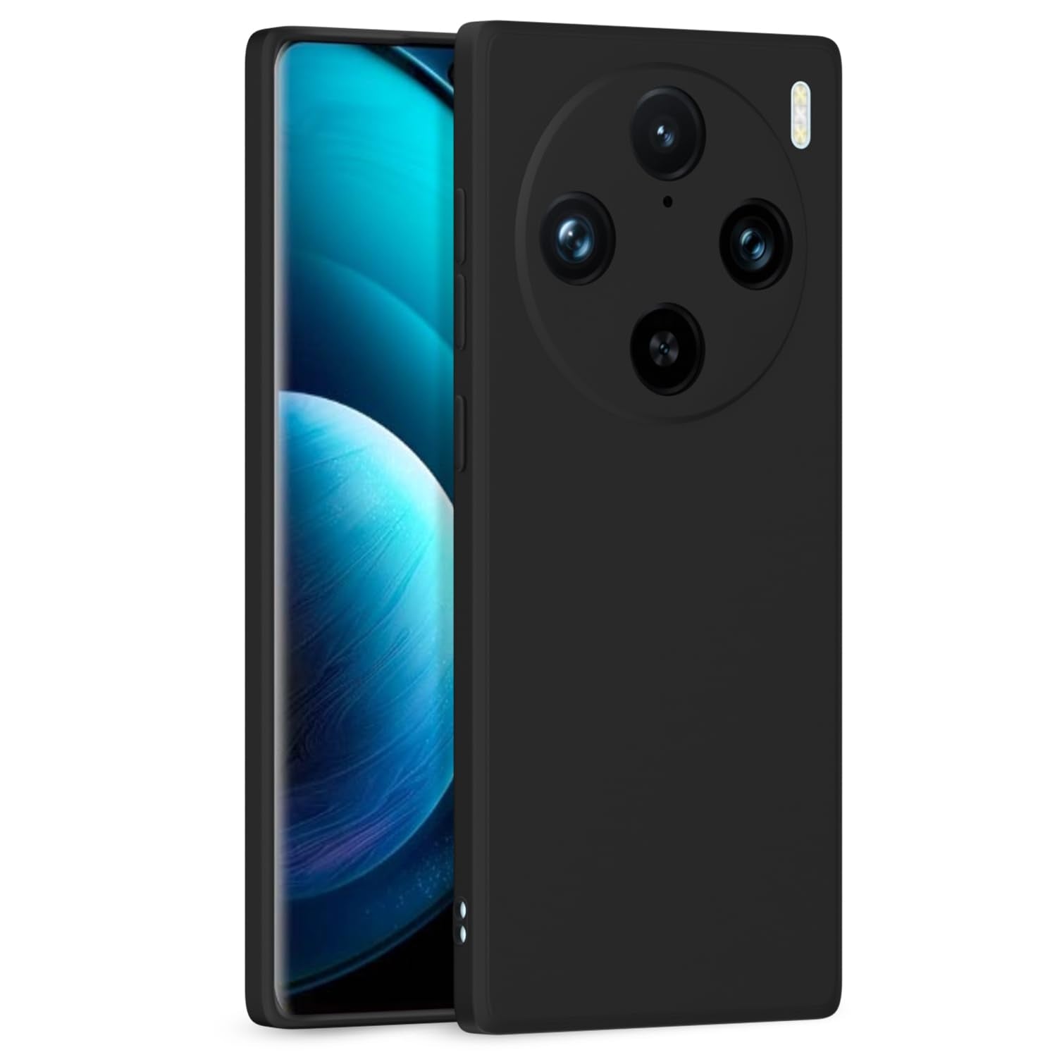 Vivo X100 Pro 5G Matte back cover in black by Pikkme