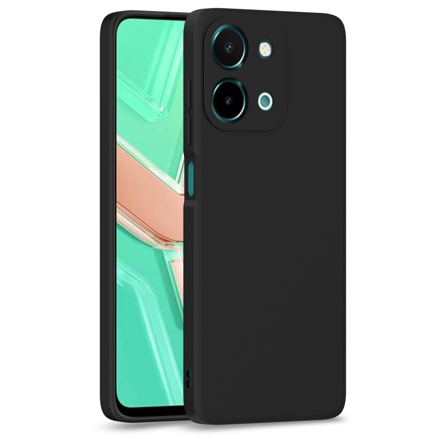 Pikkme Vivo Y28 4G black mobile back cover