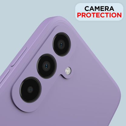 Pikkme Samsung Galaxy A15 5G Liquid Silicone Back Cover | Purple