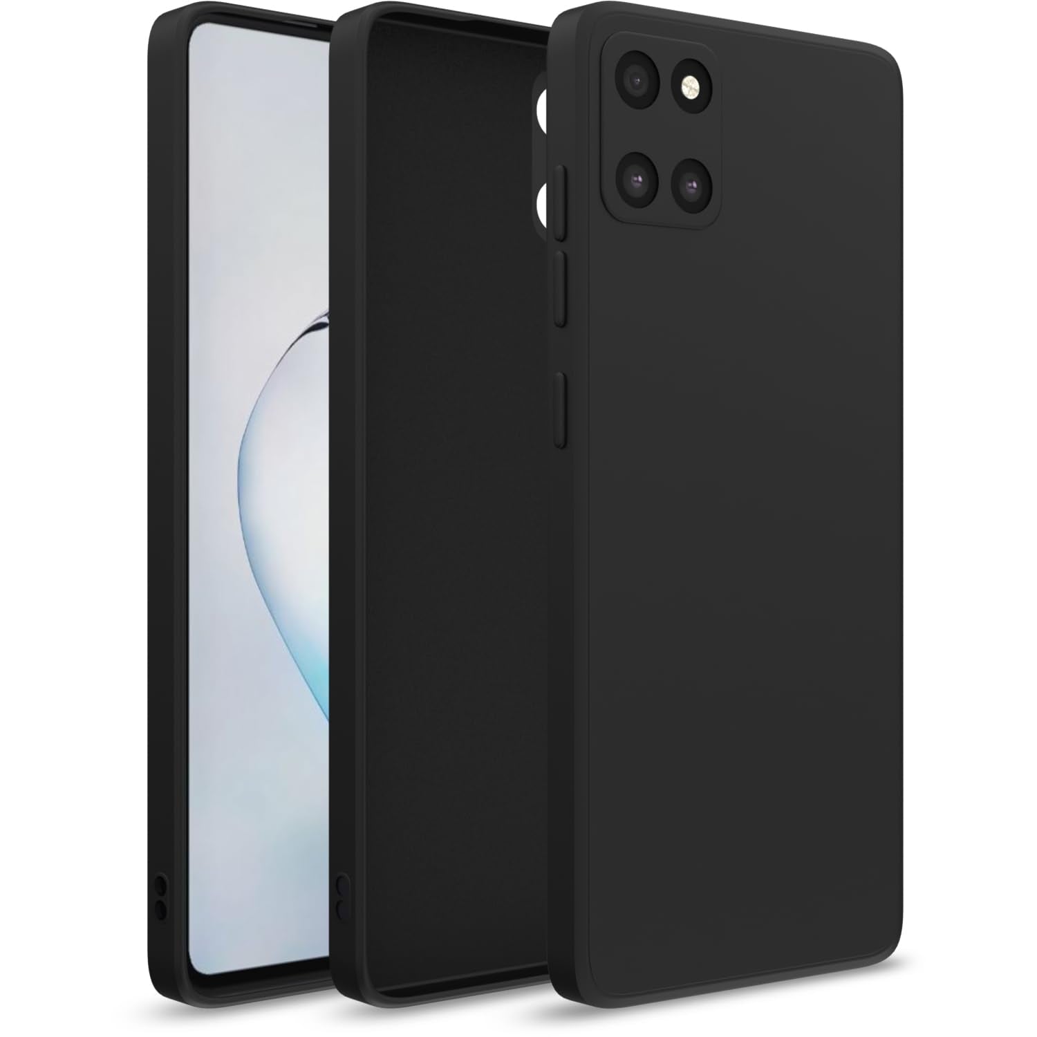 Samsung Note 10 Lite back cover in black by Pikkme