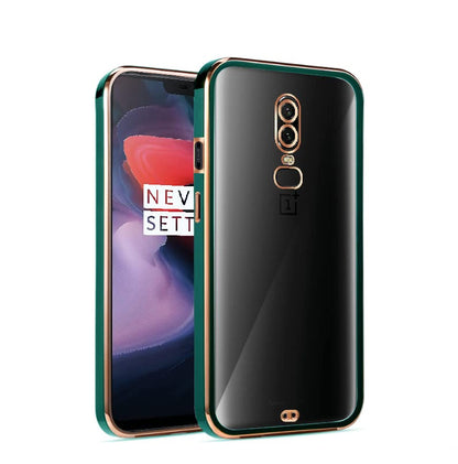 Pikkme green Chrome phone cover for OnePlus 6