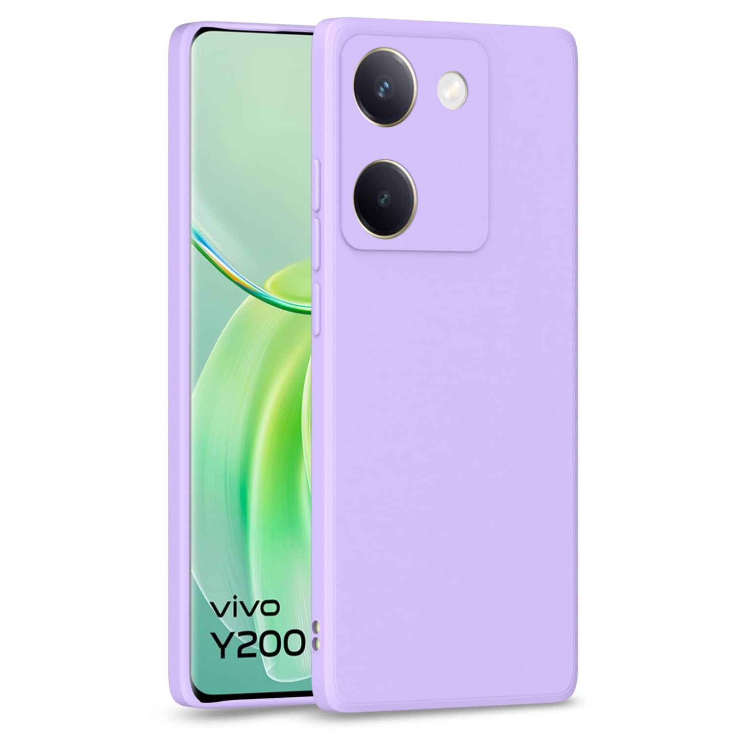  Vivo T3x 5G / Vivo Y200i 5G Liquid Silicone Back Cover-Blue