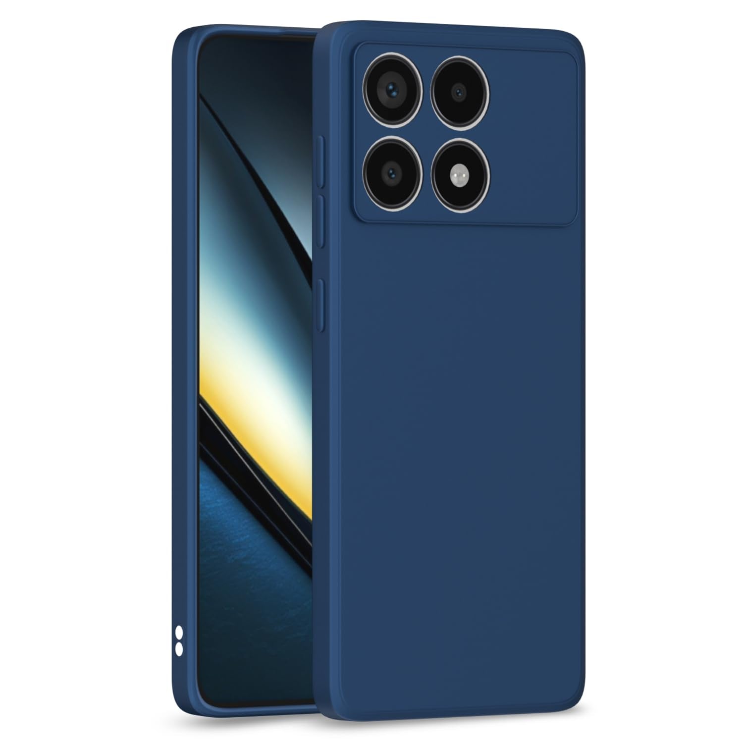 Pikkme Poco F6 Pro 5G blue mobile cover