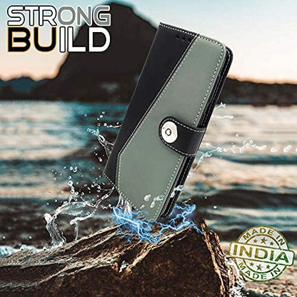 Redmi Note 10 Pro/Note 10 Pro Max wallet flip cover in grey by Pikkme – photo 5