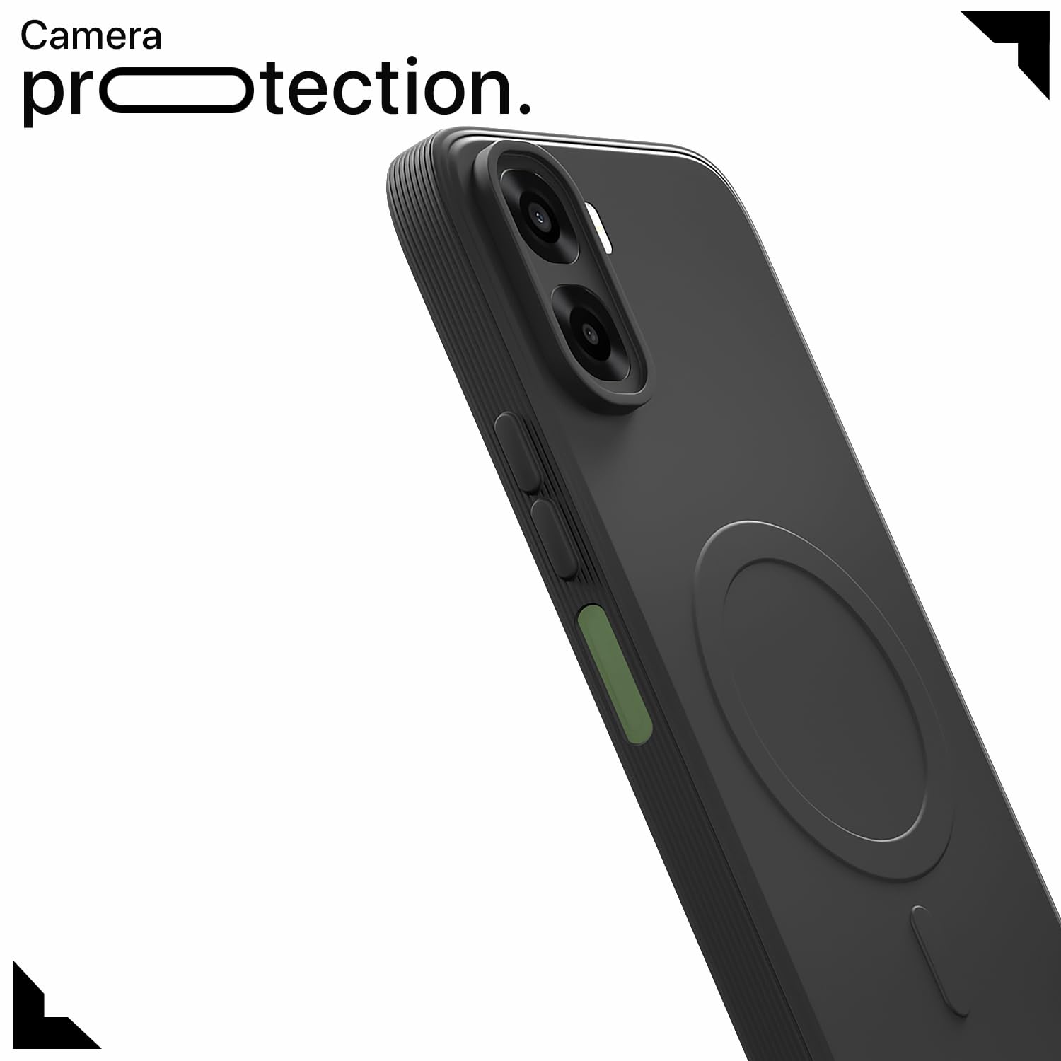 Oppo A6X 5G back cover in black by Pikkme – photo 5