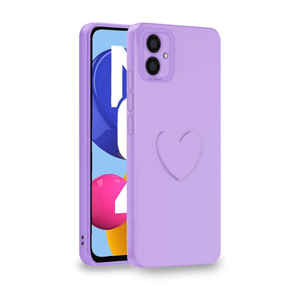 Purple mobile back cover for Samsung M04/F04/A04e – Pikkme