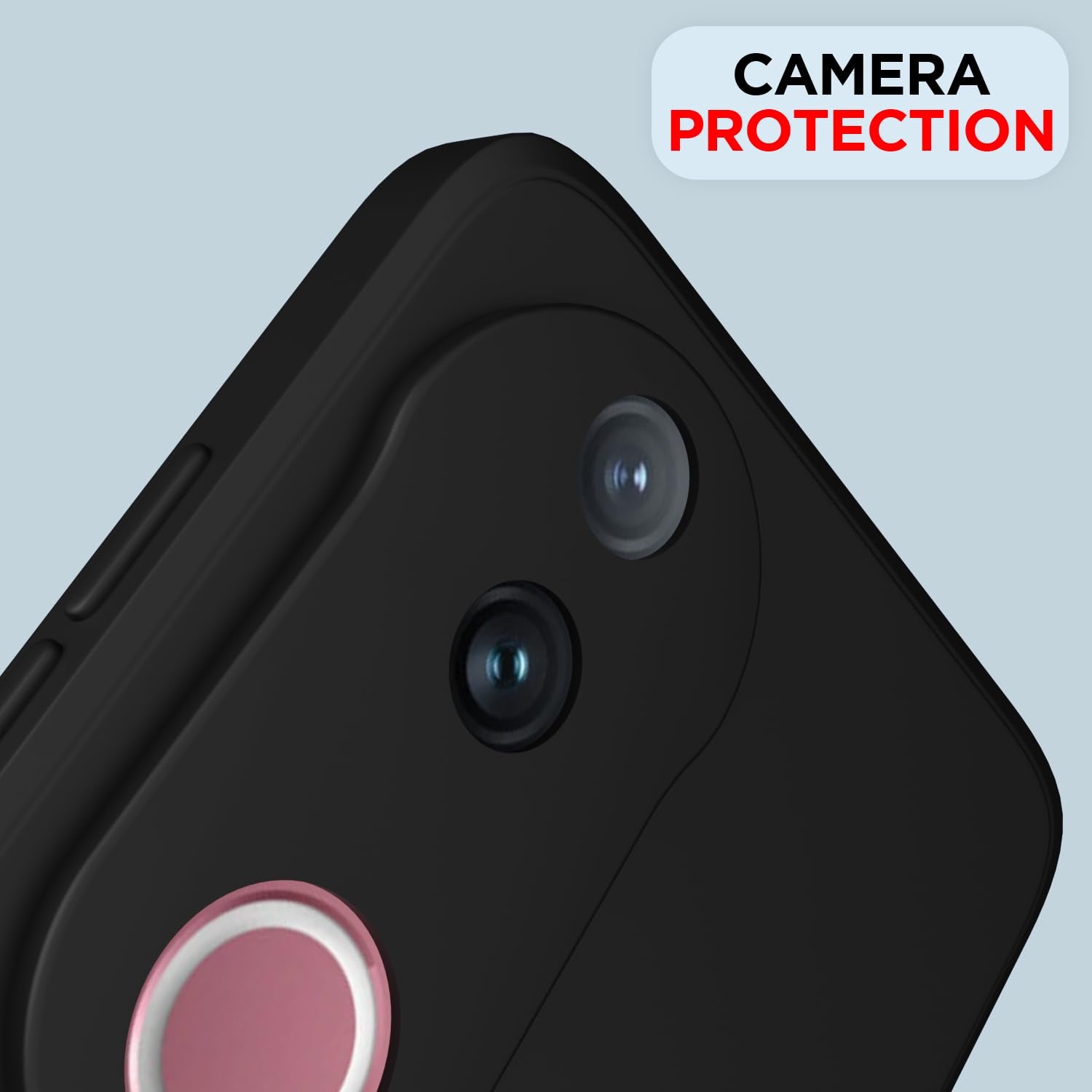 Pikkme iQOO Z10R/Vivo V50/V50e/Vivo T4R 5G Matte black mobile back cover – photo 5