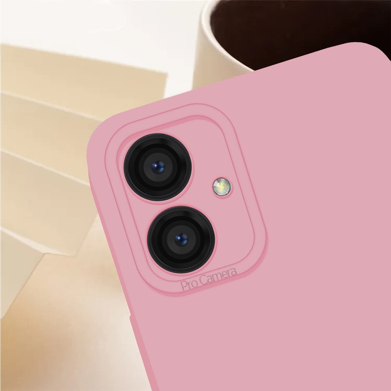Samsung M04/F04/A04e phone cover in pink by Pikkme – photo 7