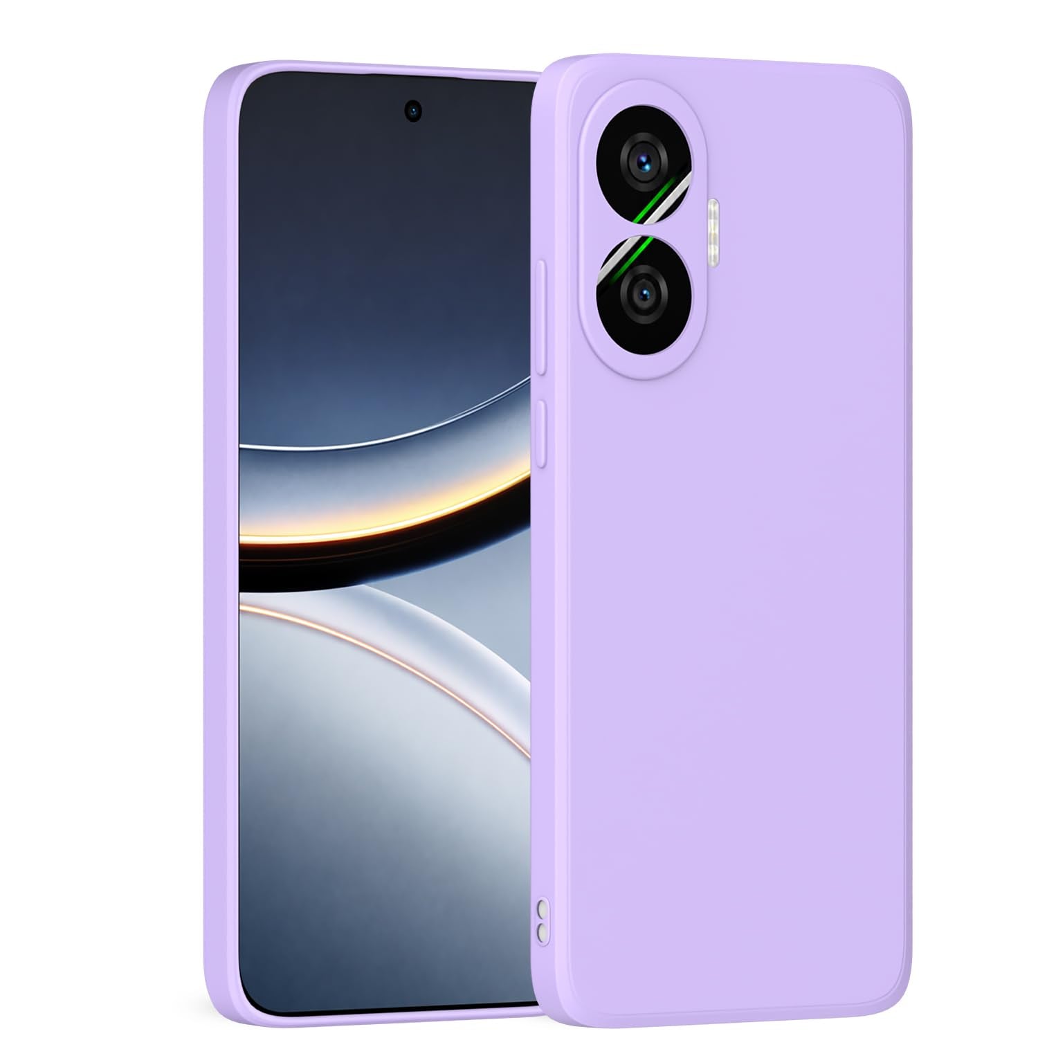 Pikkme purple back cover for Poco F7 5G