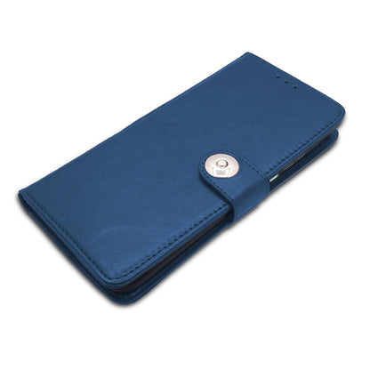 Pikkme Vivo Y18 4G Button Flip Cover (Blue)