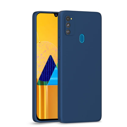 Pikkme Samsung M21/M30s/M21 2021 Matte blue phone cover
