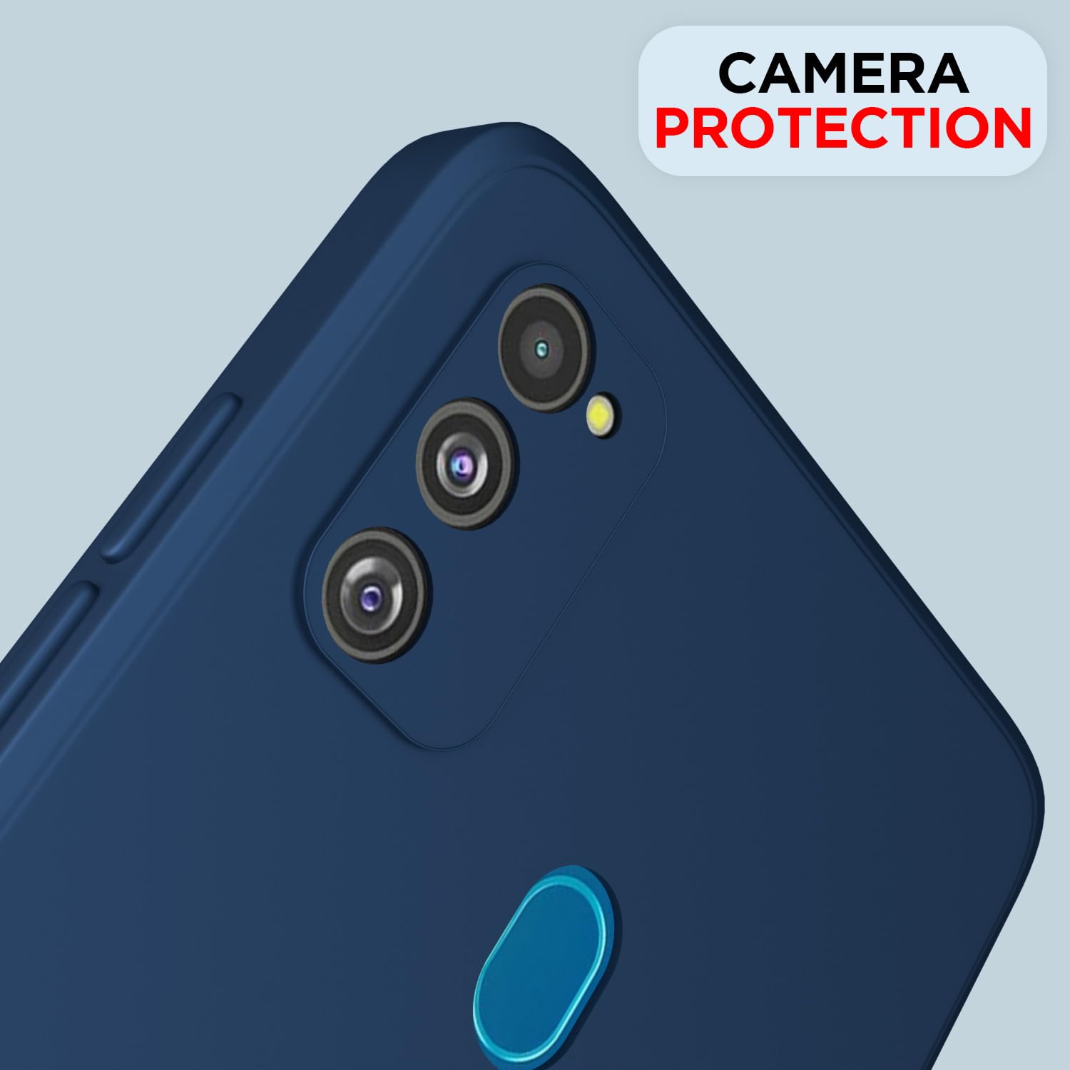 Pikkme Samsung M21/M30s/M21 2021 Matte blue mobile cover – photo 5