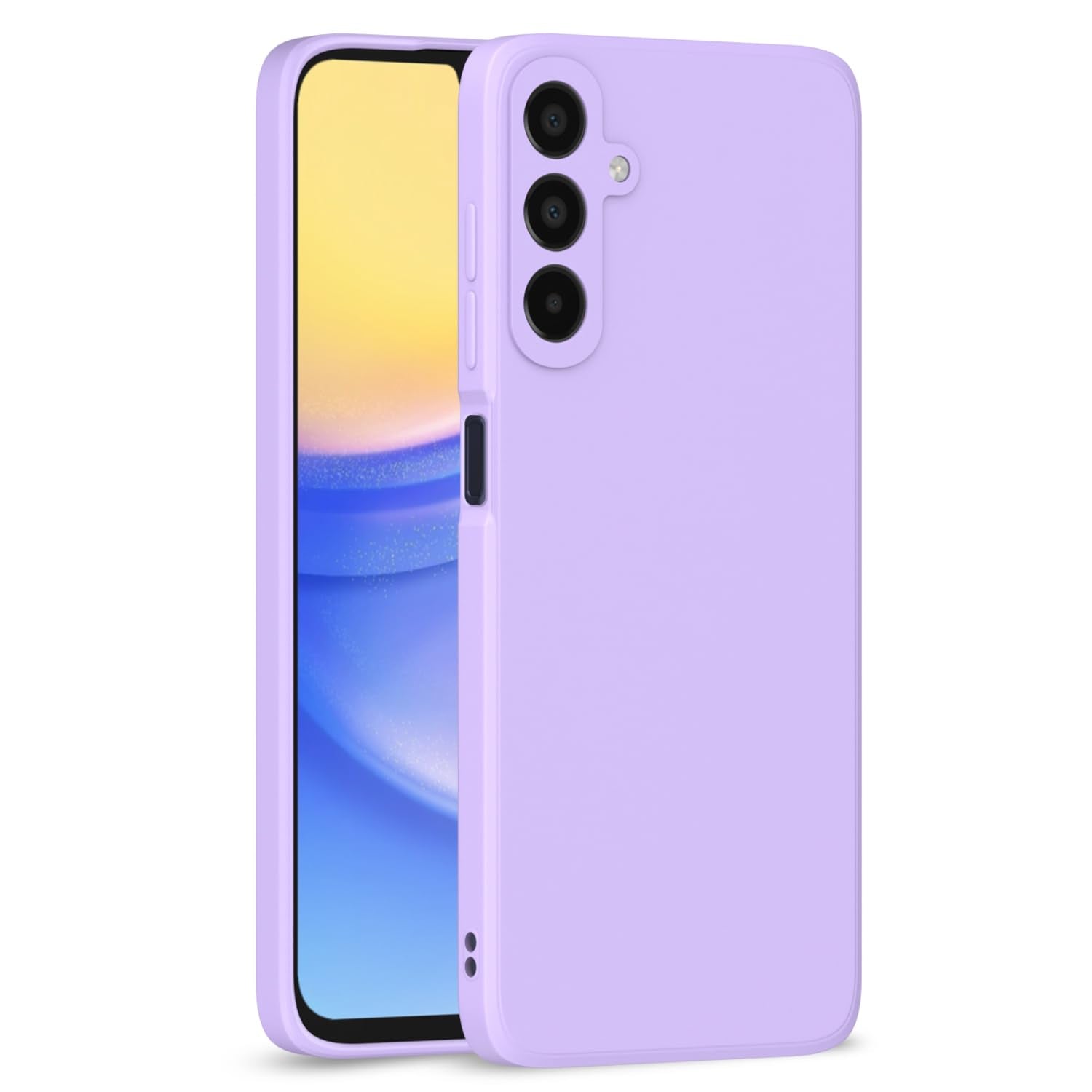  Samsung Galaxy A15 5G Liquid Silicone Back Cover-Purple