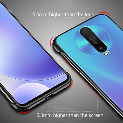 Poco X2 Frameless phone cover in black by Pikkme – photo 2