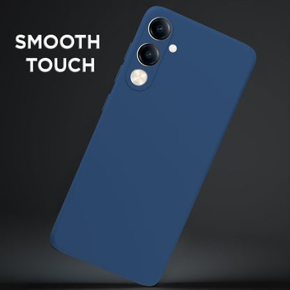 Pikkme blue Matte back cover for iQOO Z10 Lite 5G/Vivo T4 Lite 5G/Y19 5G/Y19e/Y04 4G/Y29s 5G – photo 7
