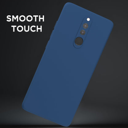 Pikkme Redmi 8 / Redmi 8A Dual Soft Matte Silicone Shockproof Case (Blue)