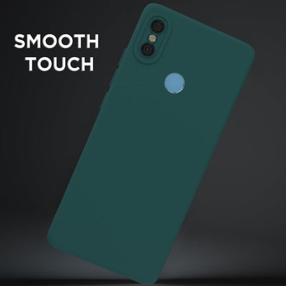 Pikkme Mi Redmi Note 6 Pro Liquid Silicone Back Cover | Green