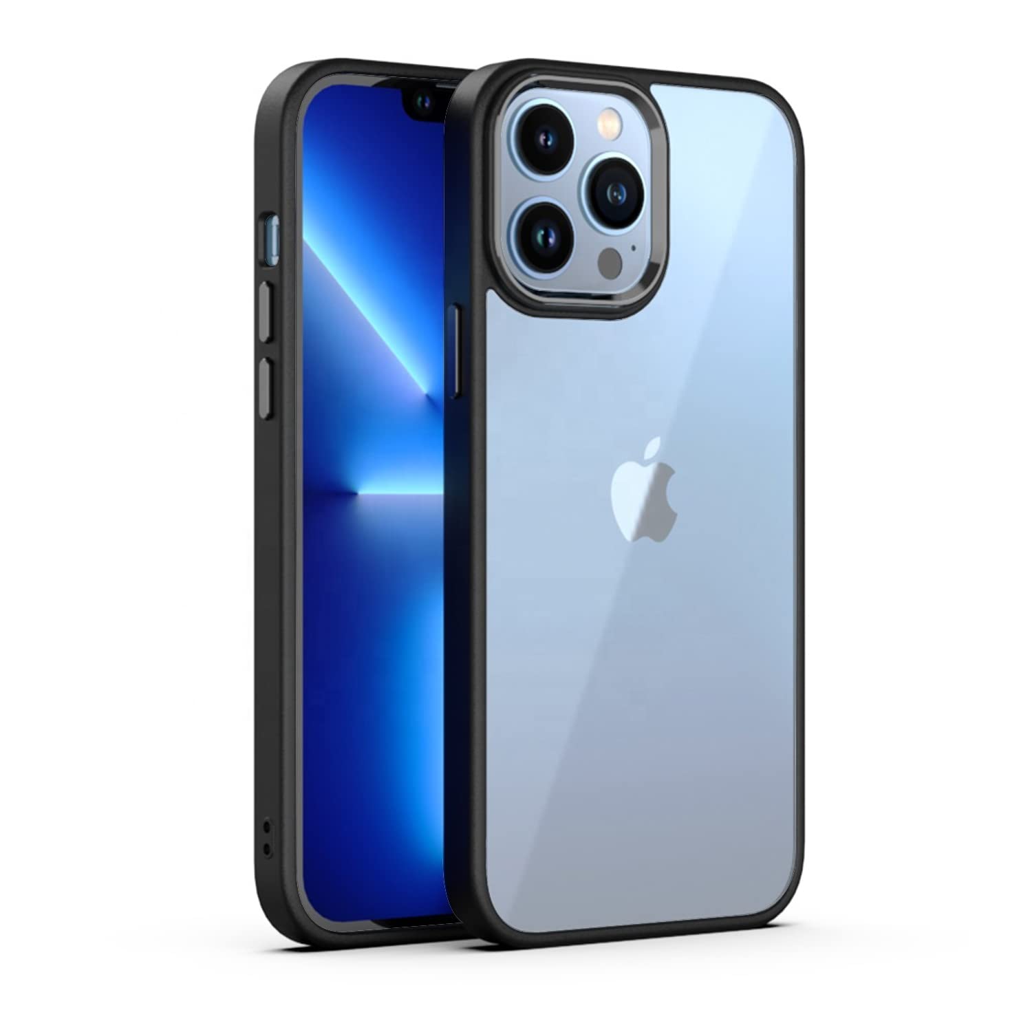 Pikkme iPhone 13 Pro Max Camring Back Cover (Black)