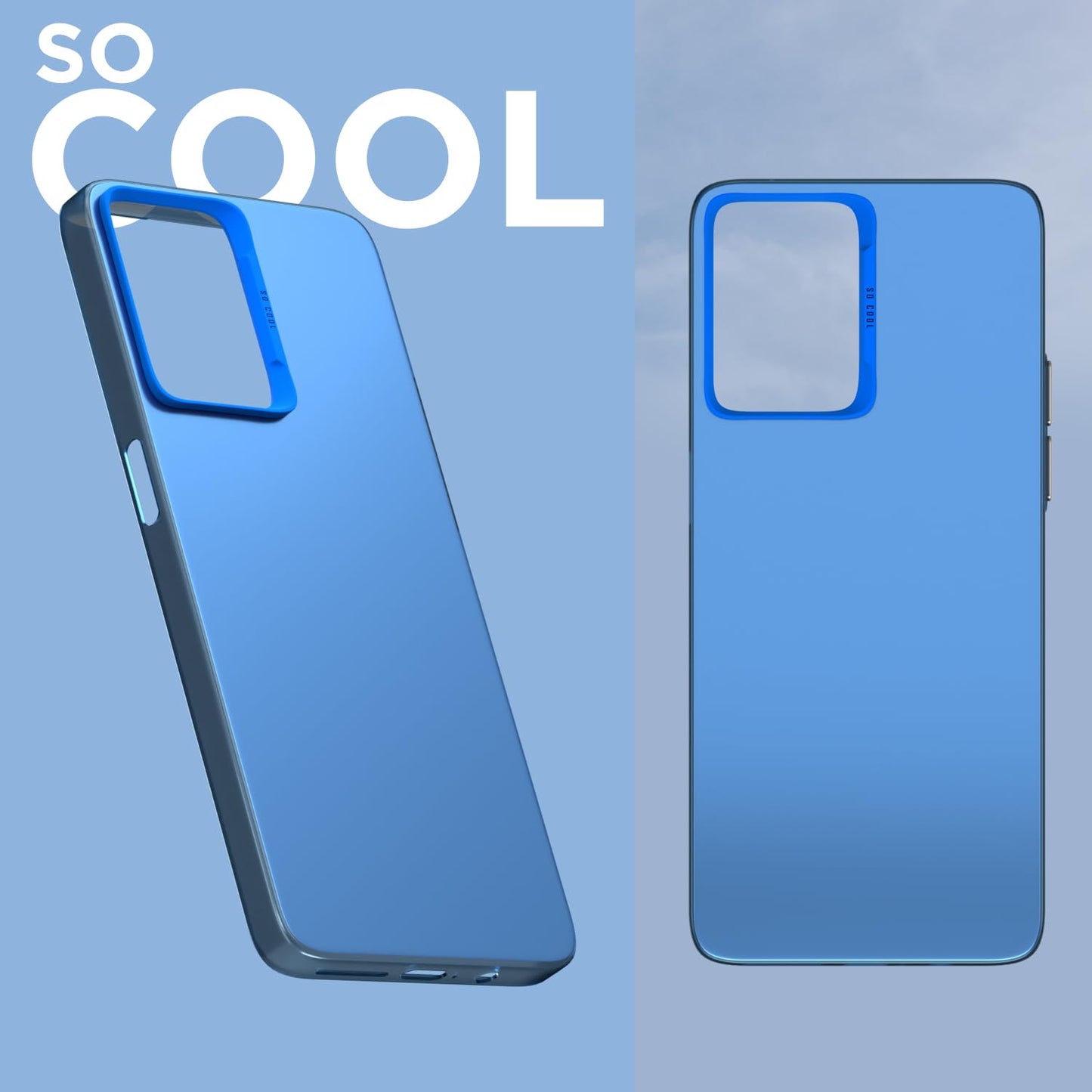 Pikkme OnePlus Nord Ce 2 Lite 5G So Cool Matte Finish Back Cover (Blue)