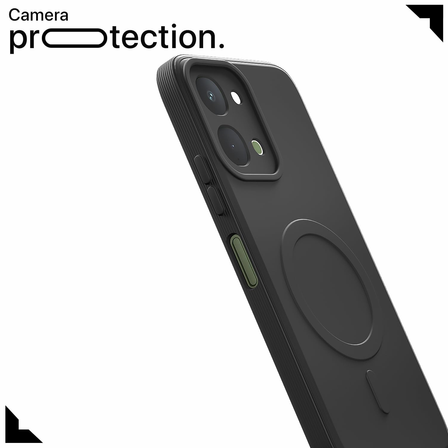 Vivo T5x/Y51 Pro/iQOO Z11x 5G MagSafe mobile cover in black by Pikkme – photo 5