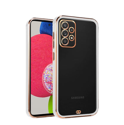 Tpu, white Chrome mobile cover for Samsung A52/A52s 5G – Pikkme