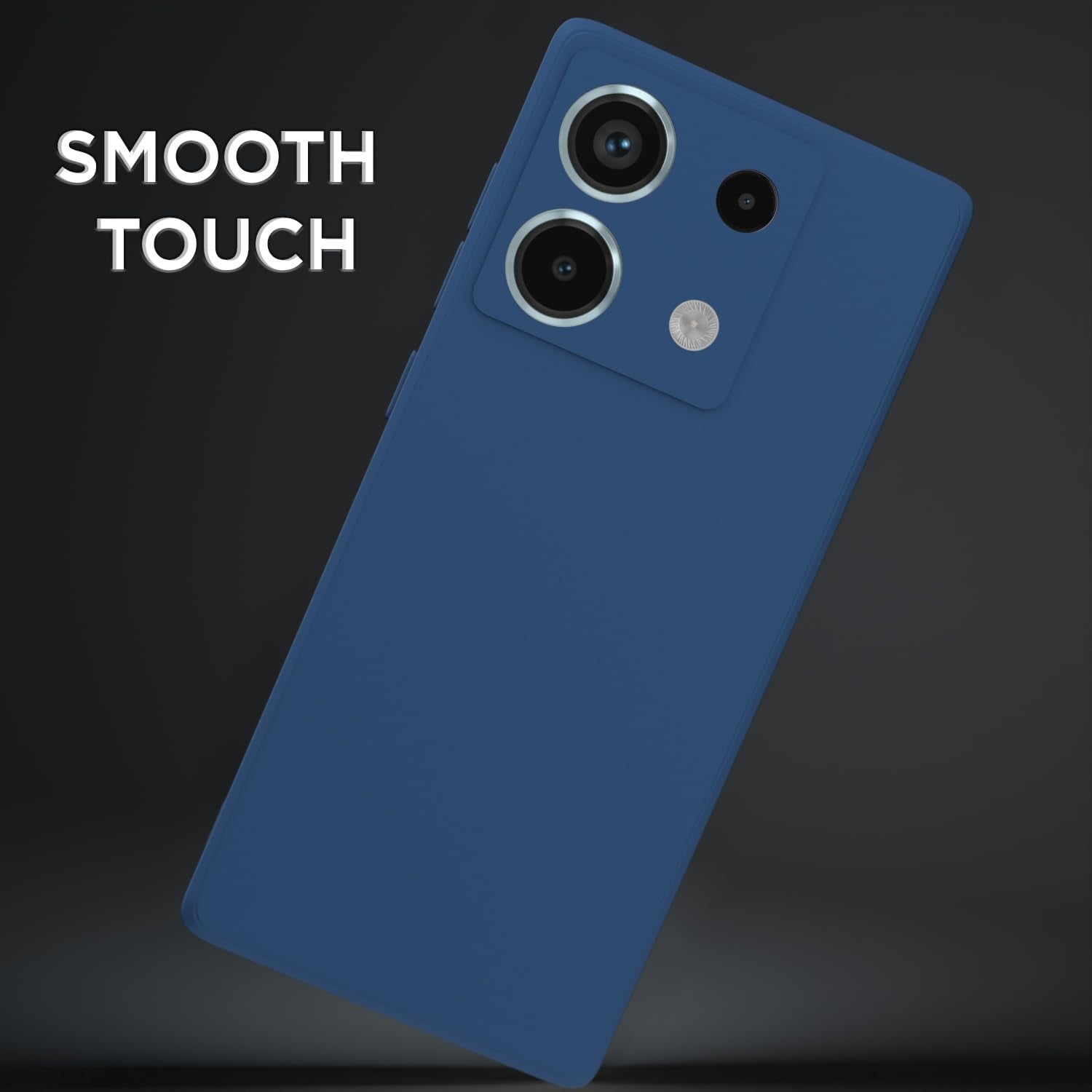 Pikkme Redmi Note 13 Pro 5G Matte blue back cover – photo 2