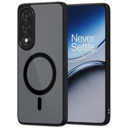 Pikkme black smoke mag-safe mobile back cover for OnePlus Nord 5 5G