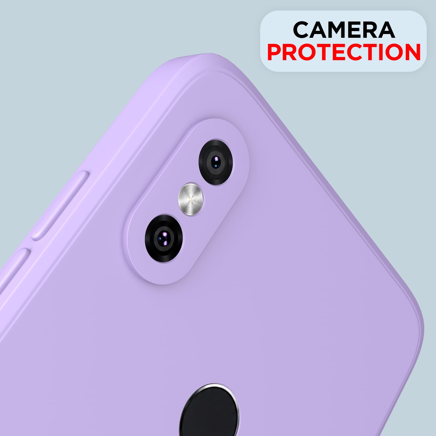 Pikkme Redmi Y2 Matte purple phone cover – photo 5