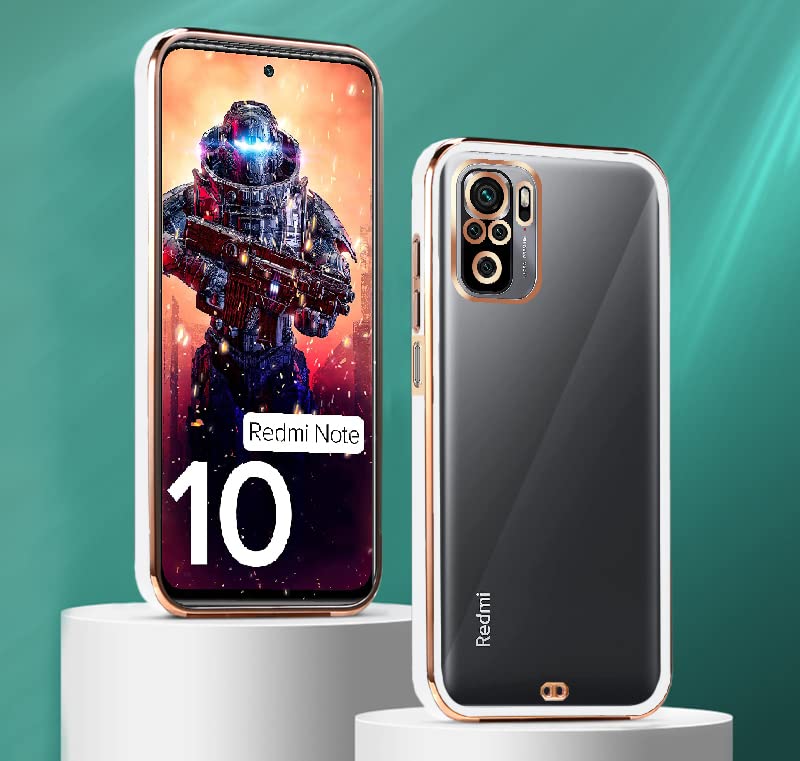 Redmi Note 10/Note 10s Chrome back cover in white by Pikkme – photo 5