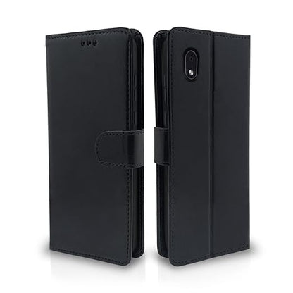 Pikkme Samsung Galaxy M01 core black Flip Cover