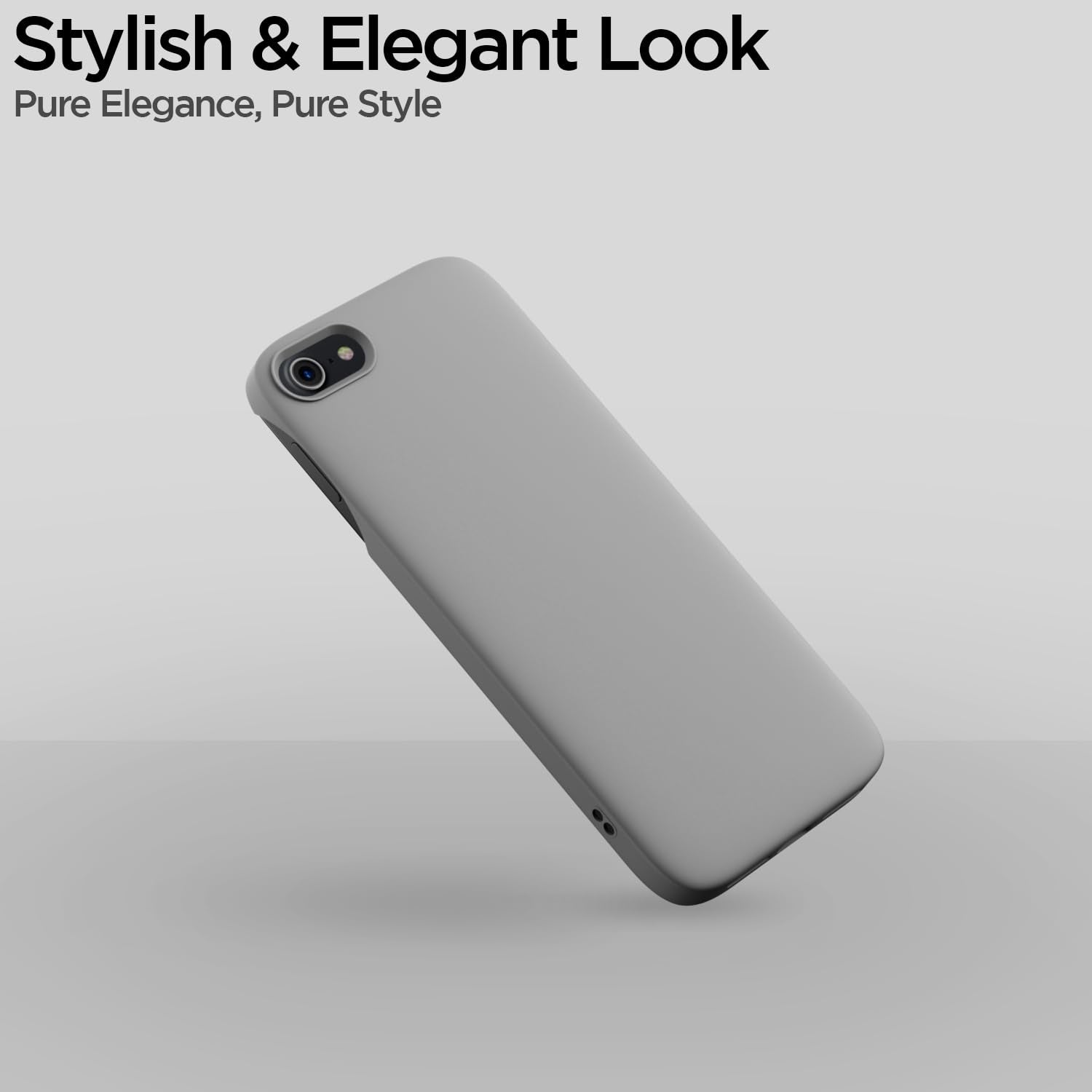 Pikkme  iPhone 7/8 / SE 2020 SideCut Back Cover (Grey)