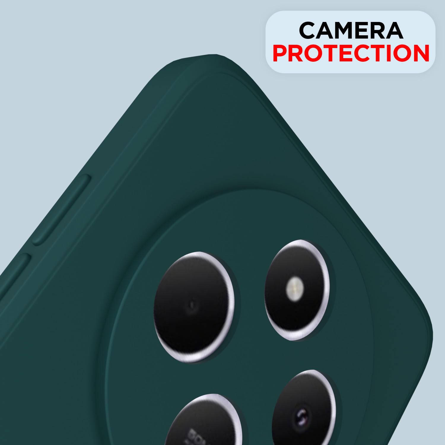 Green Matte mobile back cover for Redmi A4/14C/Poco C75 5G – Pikkme – photo 5
