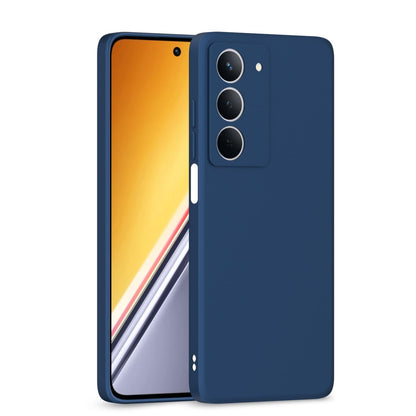 Pikkme Realme P3x 5G Liquid Silicone Back Cover  - Blue