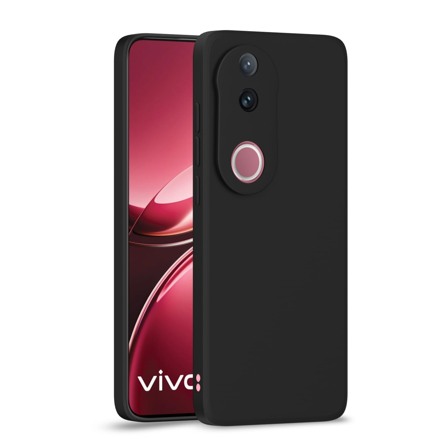 Pikkme iQOO Z10R/Vivo V50/V50e/Vivo T4R 5G Matte black mobile cover