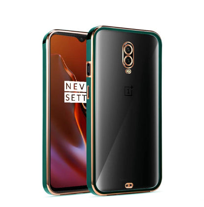 Pikkme green mobile back cover for OnePlus 7