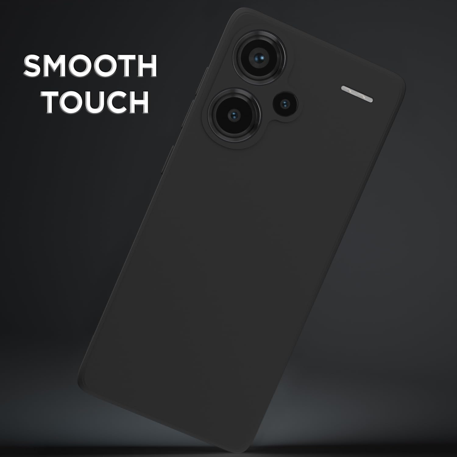 Black Matte mobile cover for Redmi Note 13 Pro Plus 5G – Pikkme – photo 2