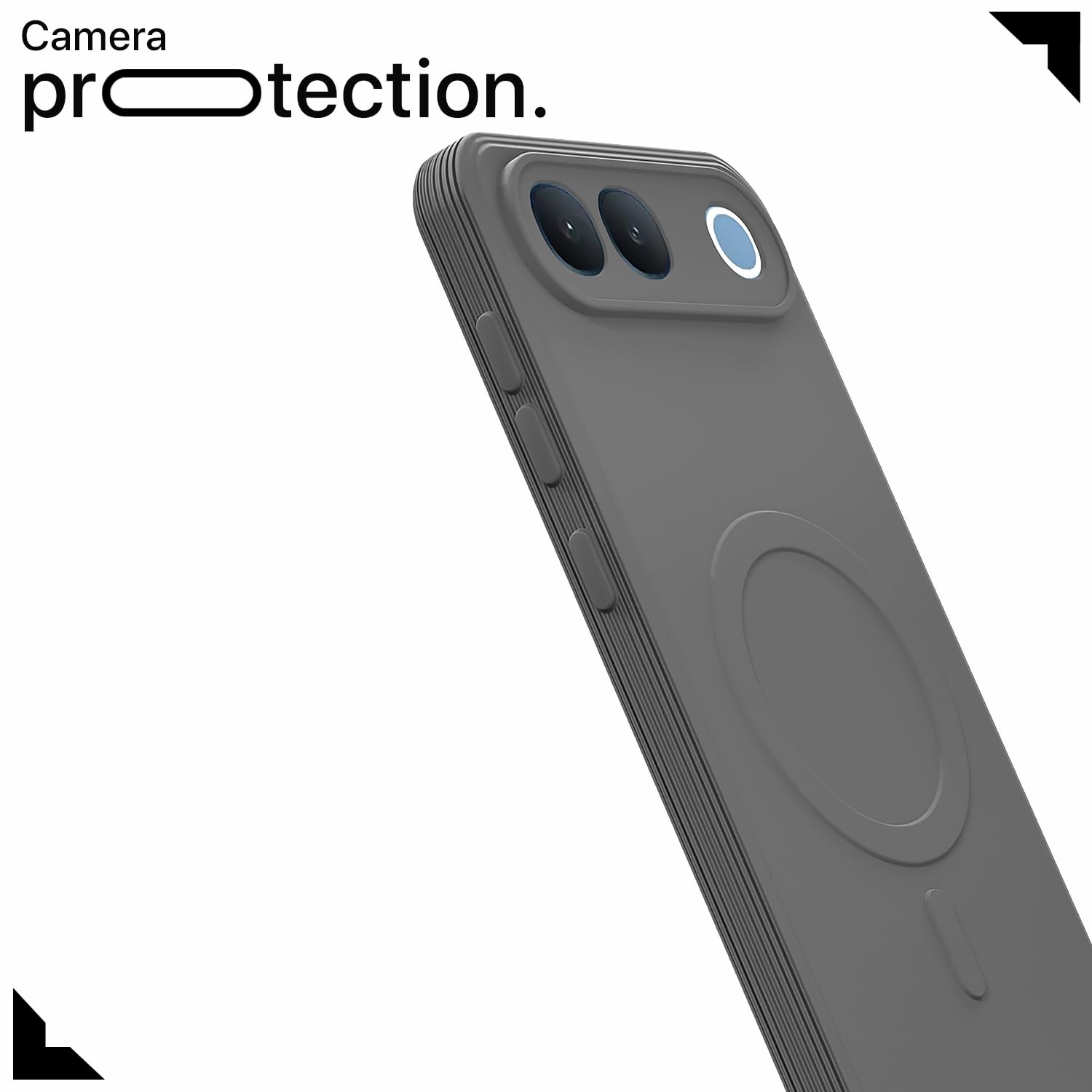 Pikkme Vivo S2/iQOO Z11 5G MagSafe grey mobile cover – photo 5