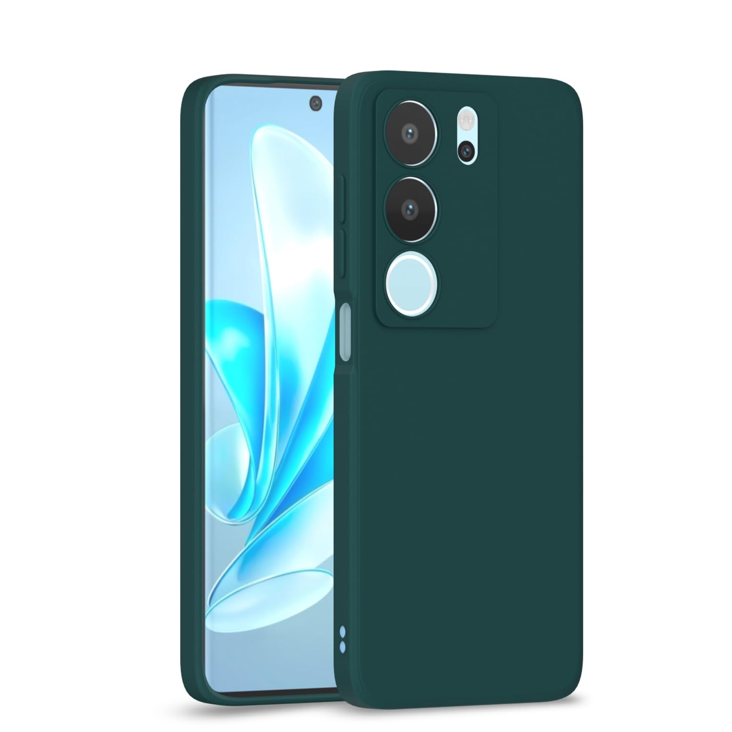 Green mobile back cover for Vivo Y29 5G/Y19s – Pikkme