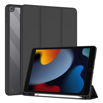 iPad wallet flip cover in black by Pikkme