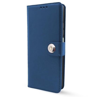 Pikkme Samsung Galaxy M13 4G Button Flip Cover (Blue)